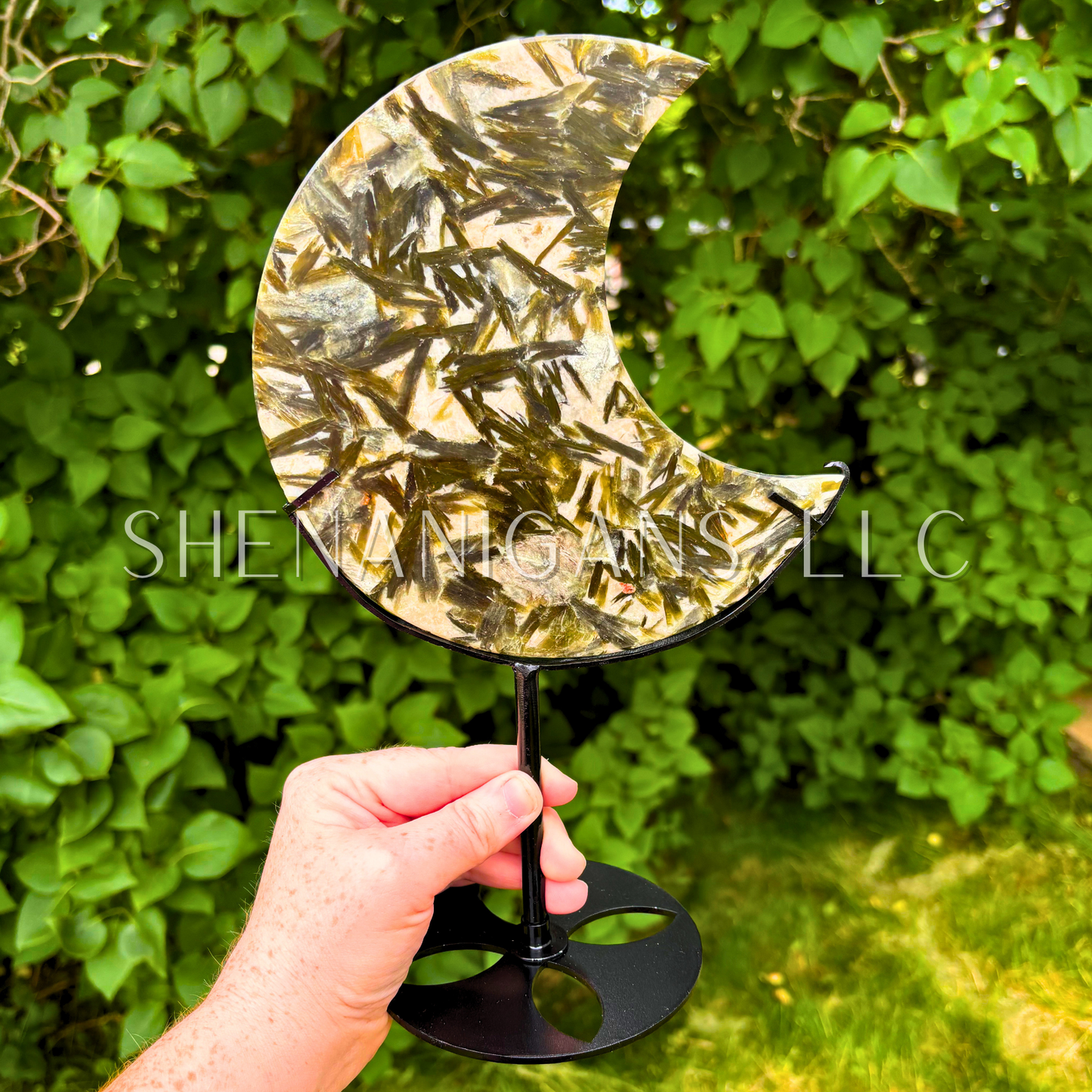 Green Mica Moon