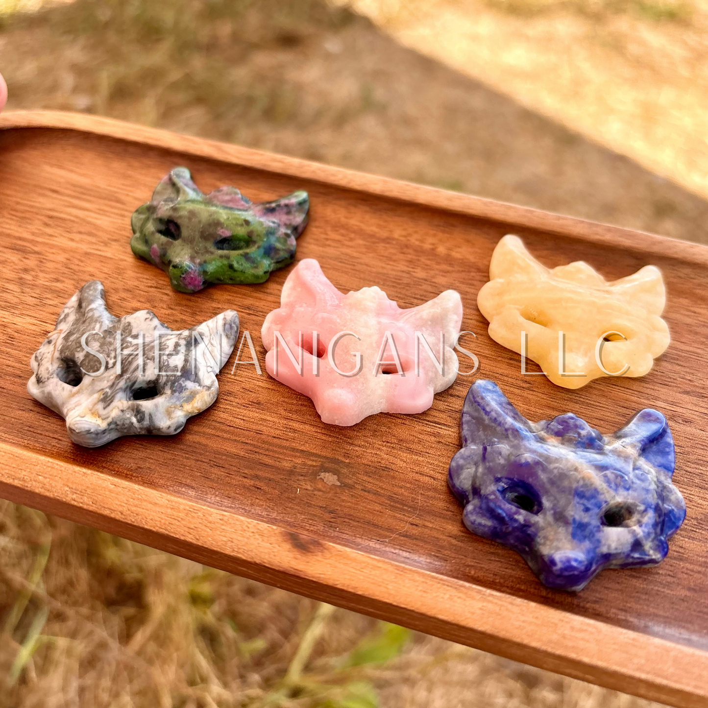 Fox Mask - Mini - Crystal Carving