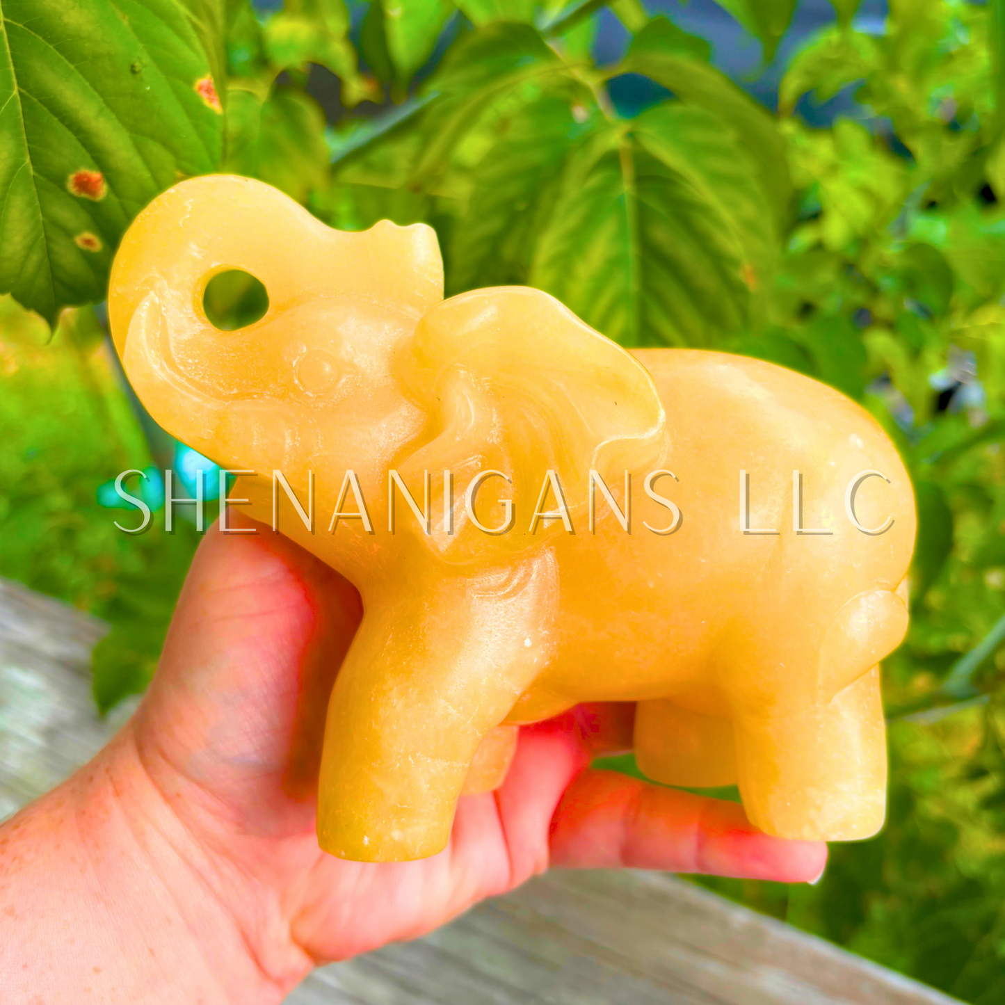 Elephant - Yellow Calcite