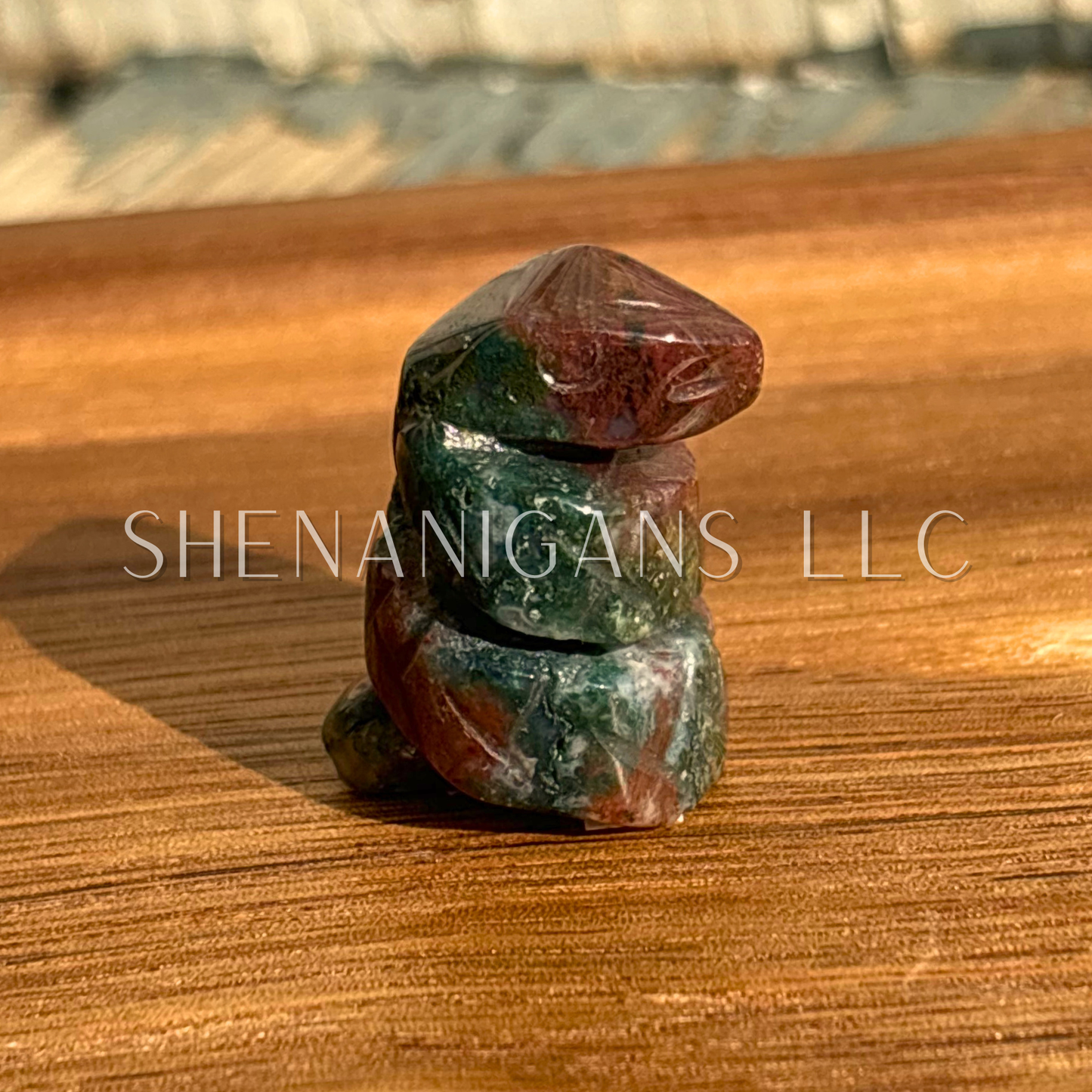 Tiny Snake Carving | Symbol of Transformation & Renewal