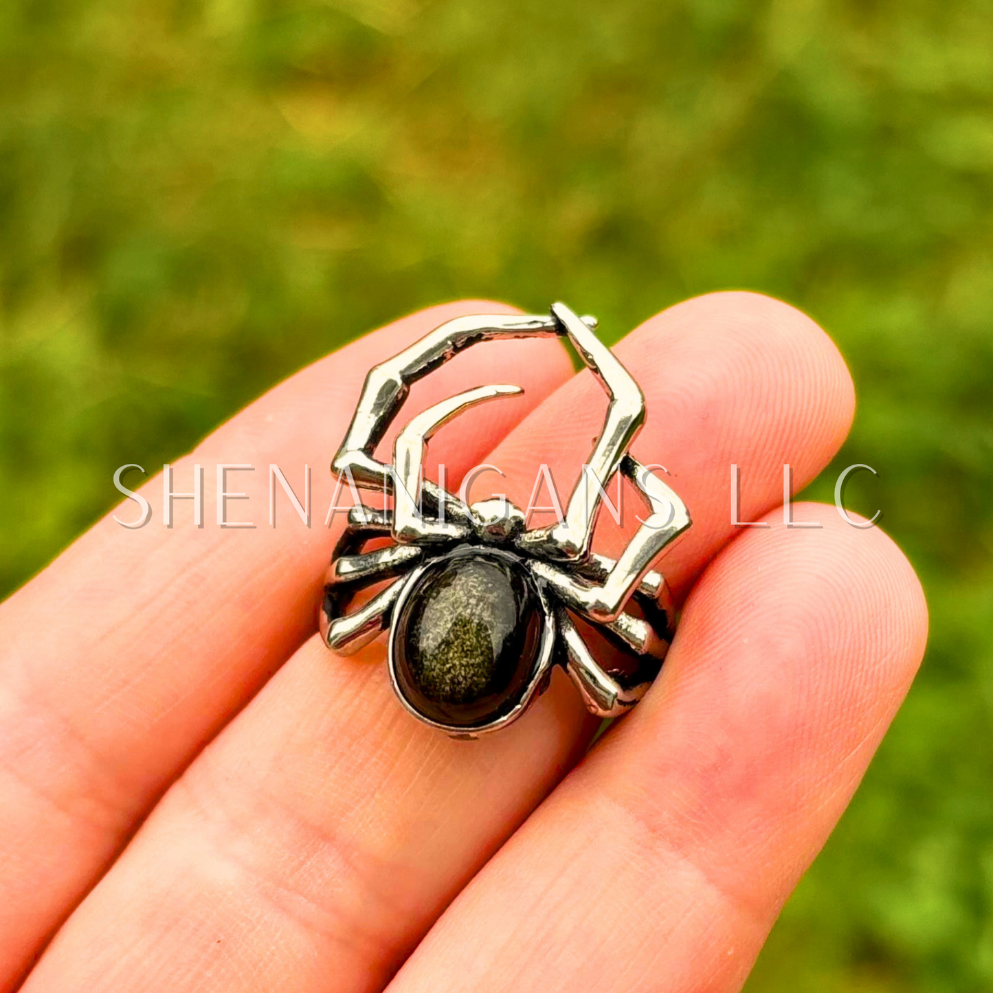 Crystal Spider Ring - Alloy Setting