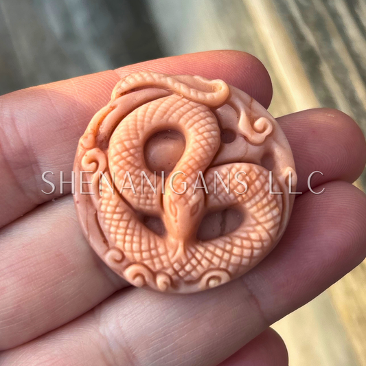 Round Snake - Flat Carving