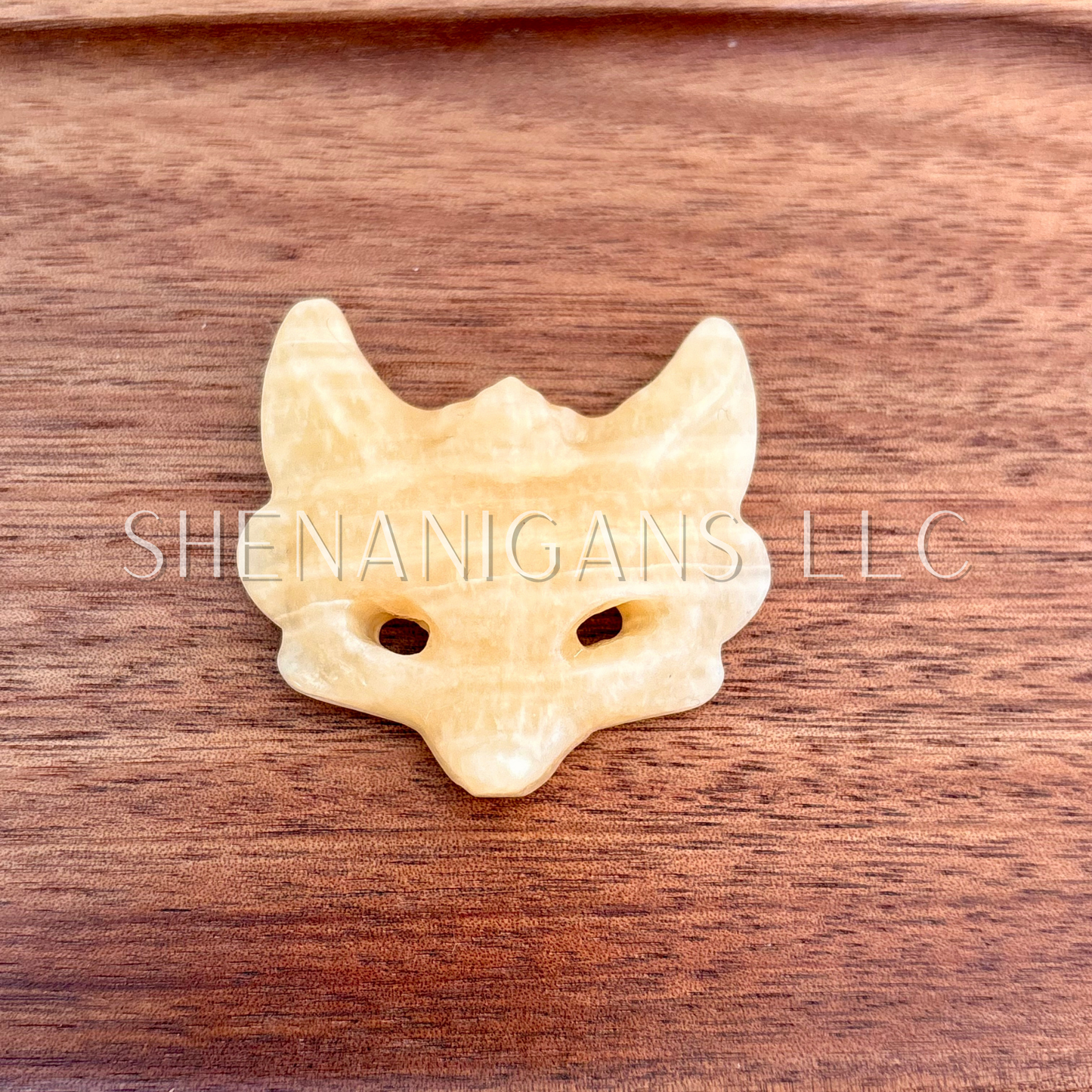 Fox Mask - Mini - Crystal Carving