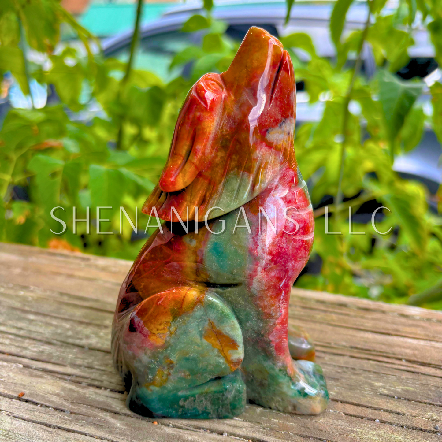 Howing Wolf - Ocean Jasper