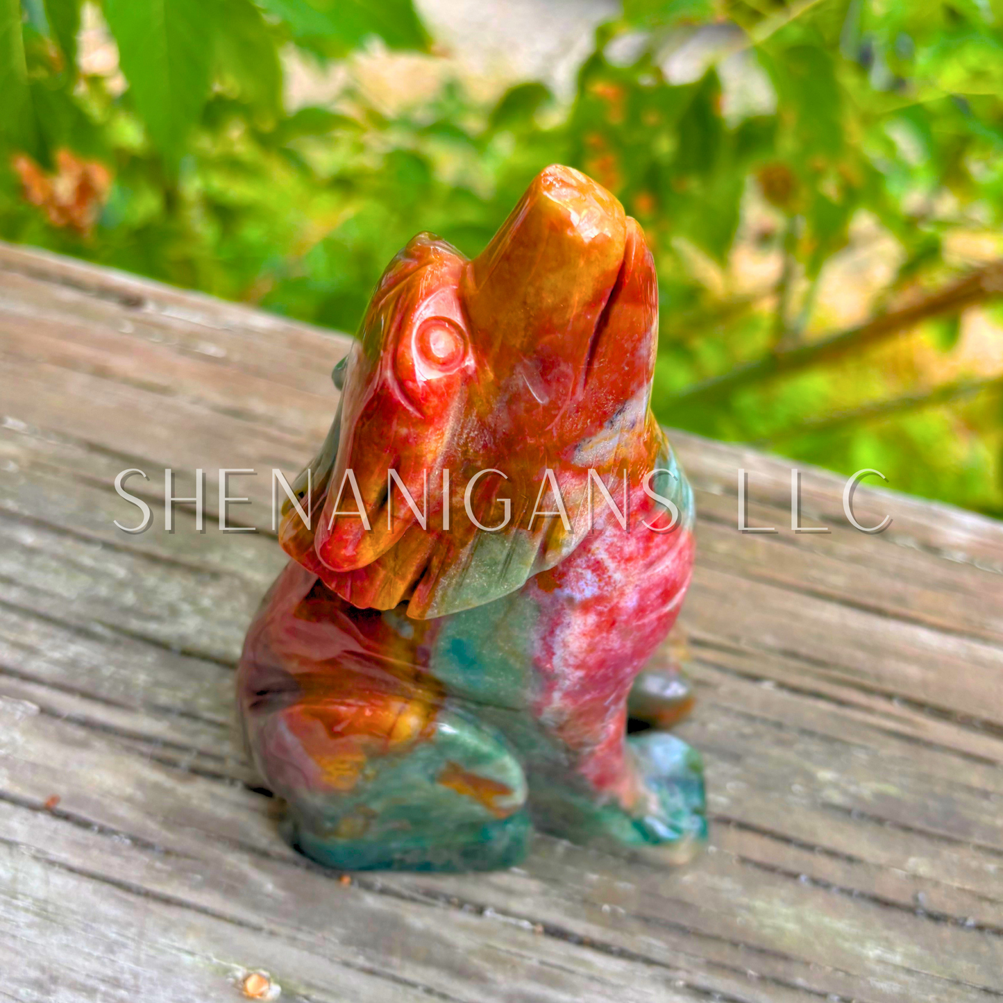 Howing Wolf - Ocean Jasper