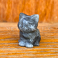 Chunky Sitting Cats - Small - Crystal Carving
