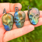 Skull - Small Labradorite Flat Carving
