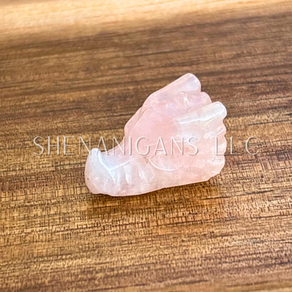 Tiny Dragon Head Crystal Carving – Strength & Protection