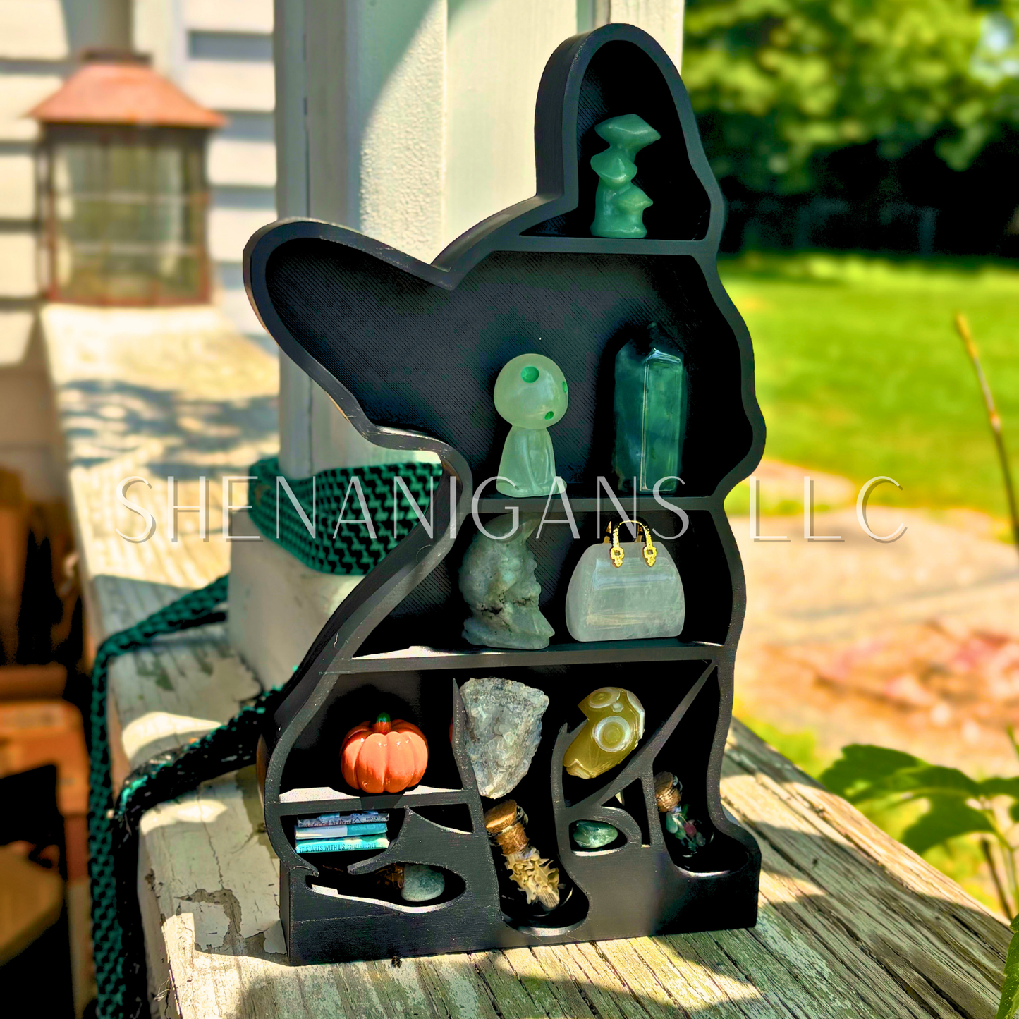 Frenchie Dog Curio Shelf