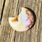 Flower Agate Crescent Moon - Crystal Carving