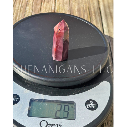 Mookite Jasper Polished Point Mineral Specimen Gemstone Crystal Obelisk Wand