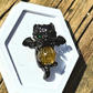 Baby Dragon Holding Sphere, Treasure Crystal Pendant