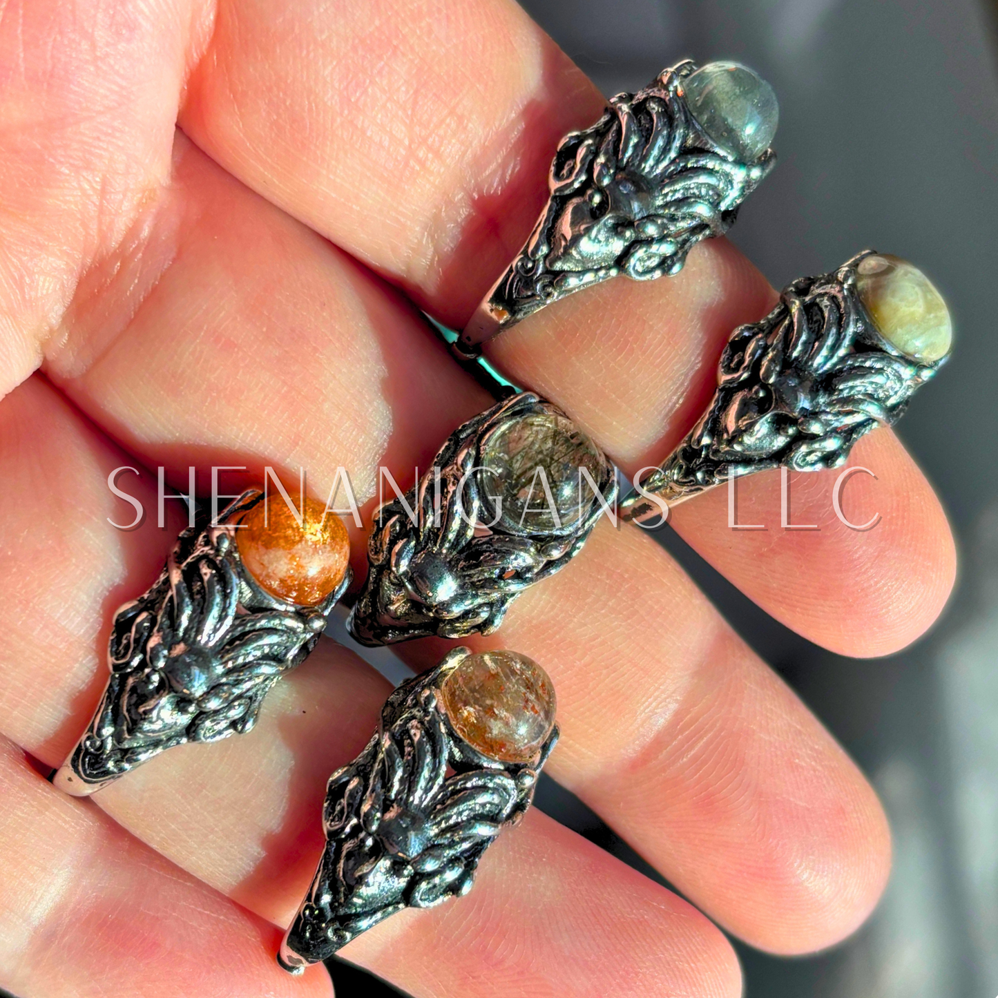 Crystal Medusa Ring - Alloy Setting