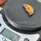 Tigers Eye Moon with Face - Happy and Sad - Small - Crystal Carving