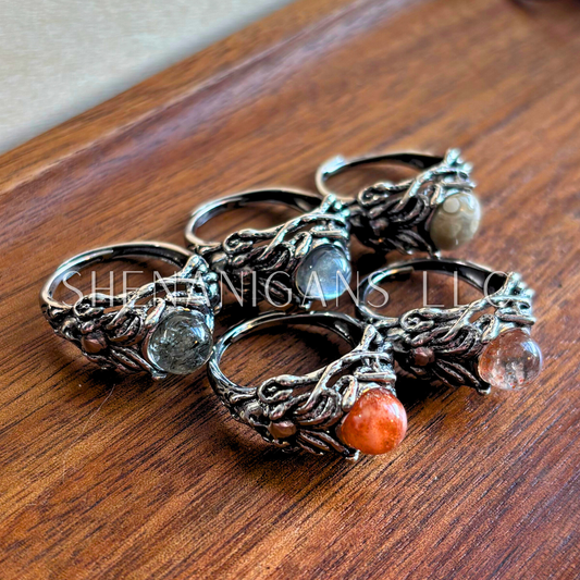 Crystal Medusa Ring - Alloy Setting