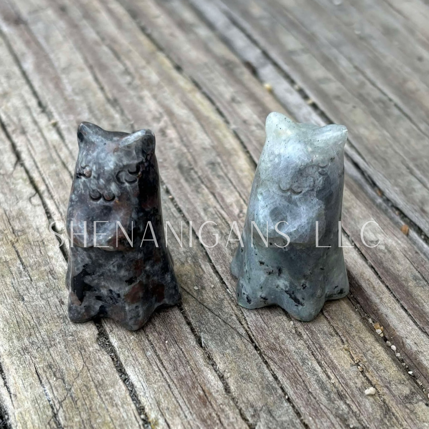 Ghost Cat - Mini - Crystal Carving