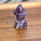 Tiny Witch Cat Crystal Carving – Magic & Protection