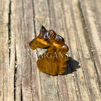 Unicorn Head - Crystal Carving