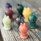 Tiny Little Monster Standing Carving | Whimsical Energy & Protection
