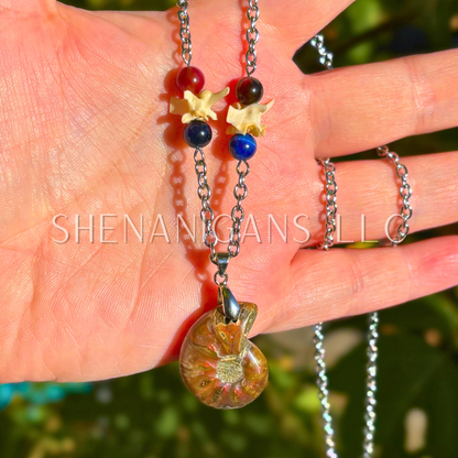 Ammonite Shell Necklace