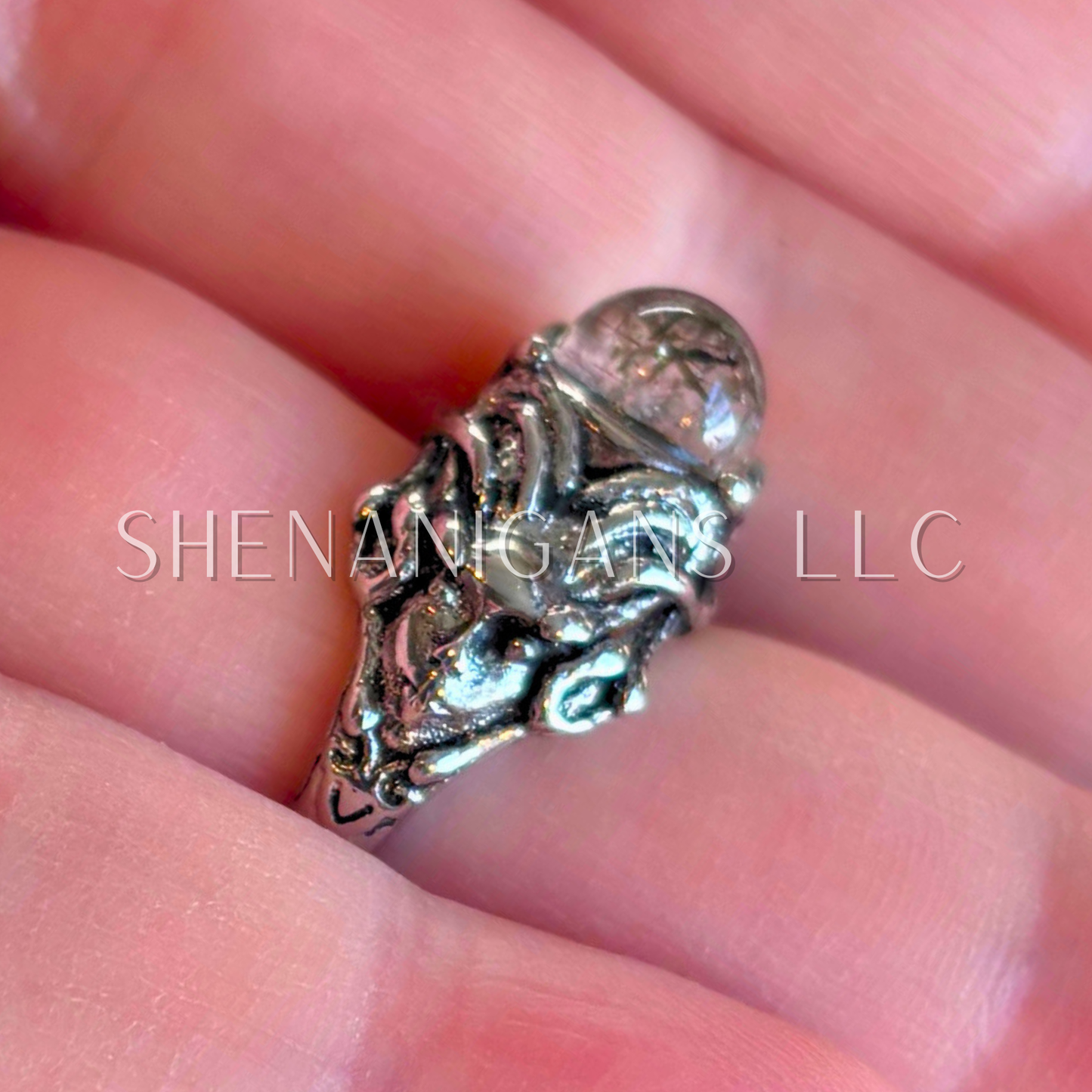 Crystal Medusa Ring - Alloy Setting