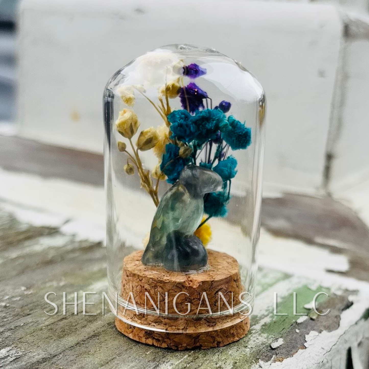 Blue Flourite Raven 2.25" Dome Jar