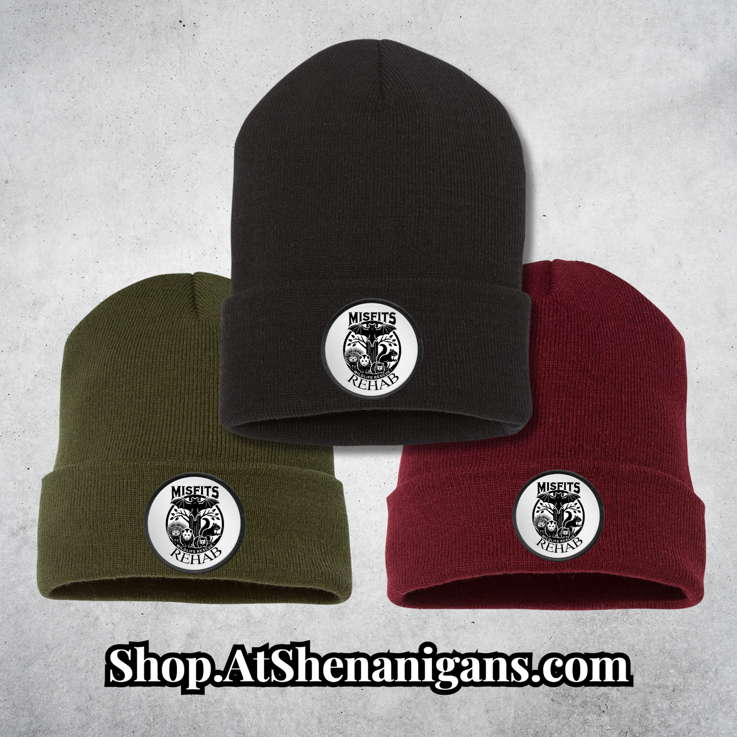 Misfits Rehab Wildlife Support Apparel - Official Merch - Beanie