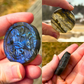 Anubis Labradorite Flat Carving