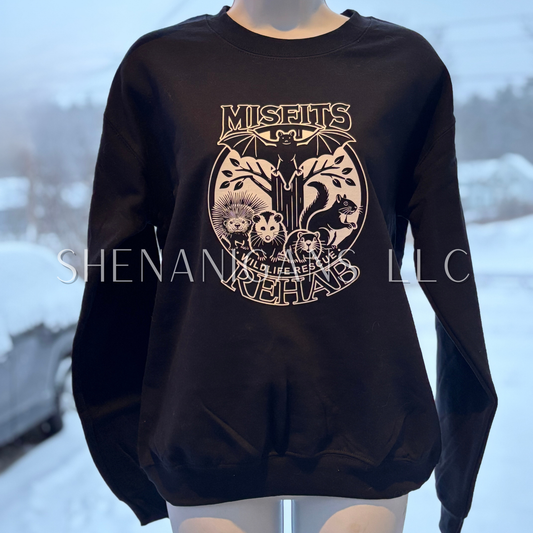 Misfits Rehab Wildlife Support Apparel - Official Merch - Sweat Shirt