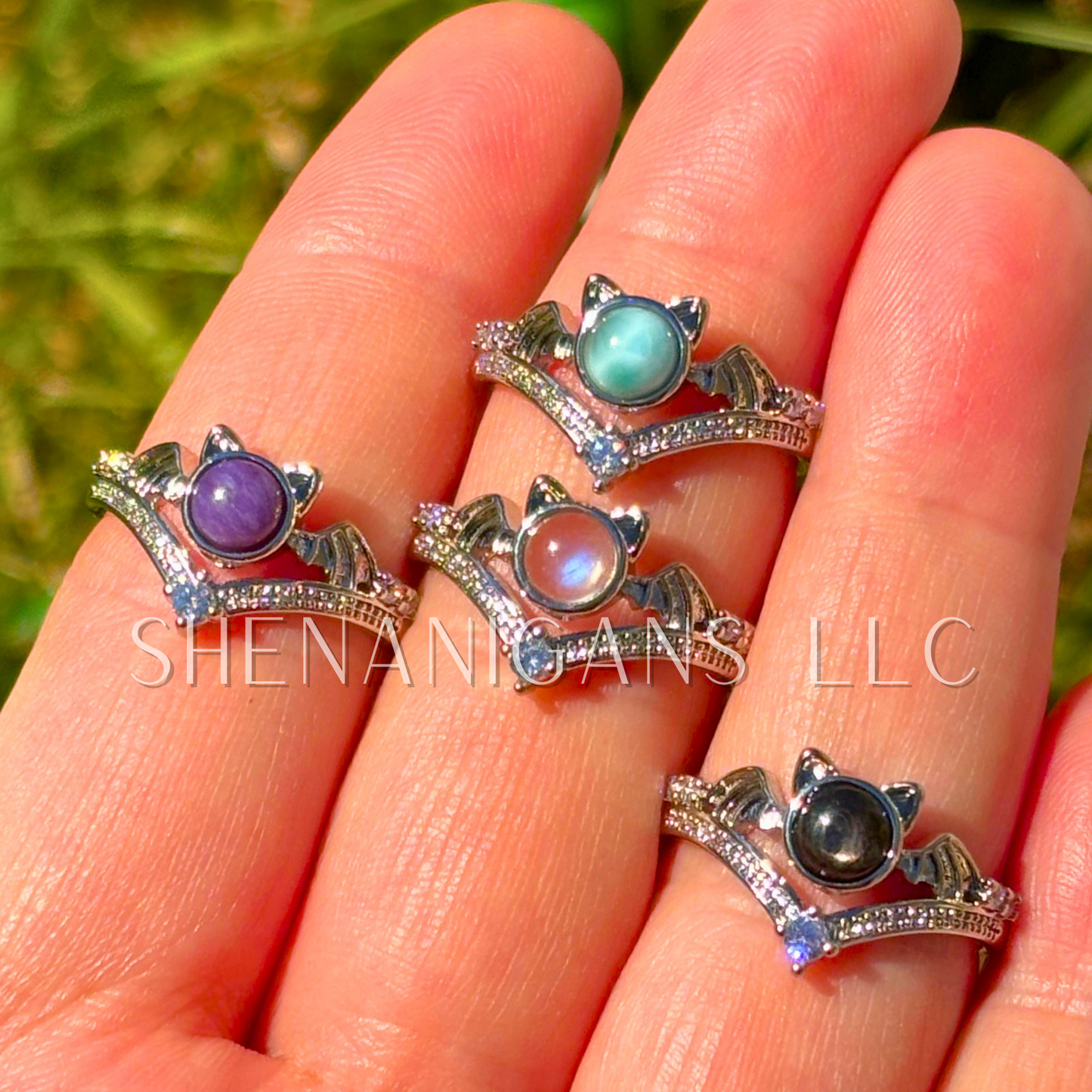 Bat Wings, Cat Ears Ring