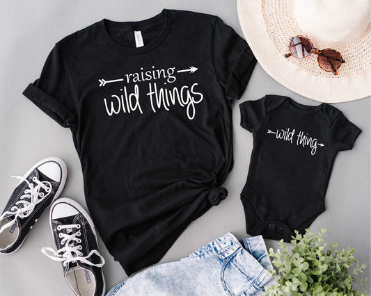 Mommy and Minni Wild Things Matching Shirts