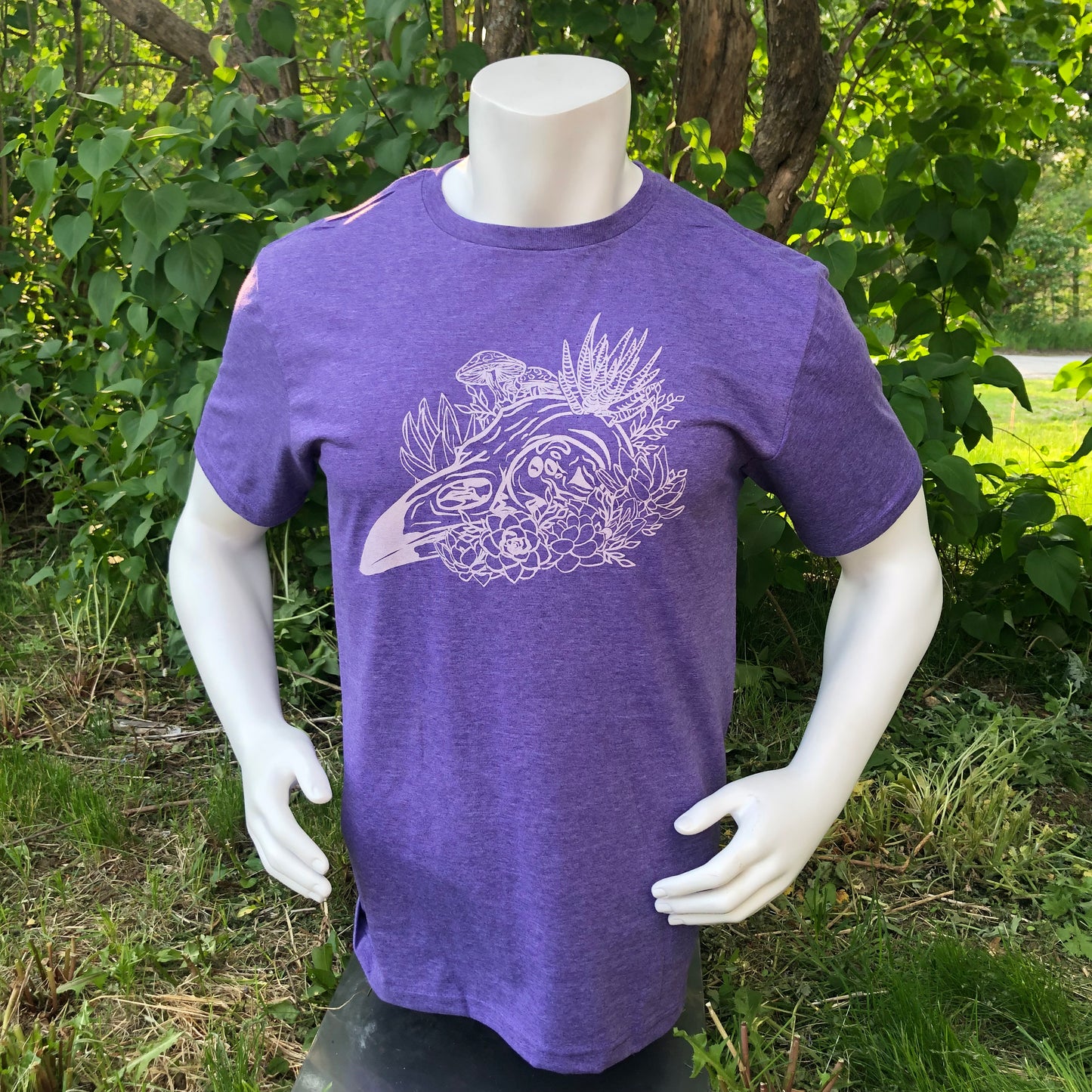 Cottagecore Raven Skull Apparel