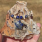 Lapis Lazuli Star Necklace – Crystal Carving with Beads & Bone Detail