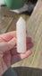 Pink Mangano Calcite Polished Point Mineral Specimen Gemstone Crystal Obelisk Wand
