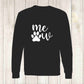 Meow Paw Print Apparel