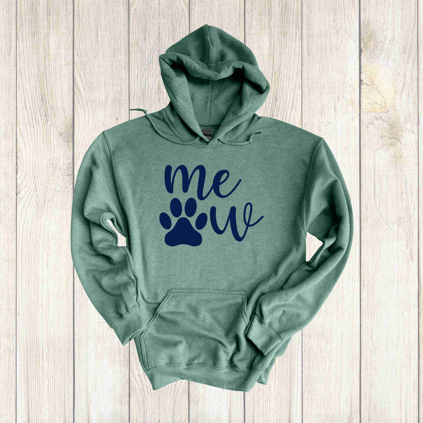 Meow Paw Print Apparel