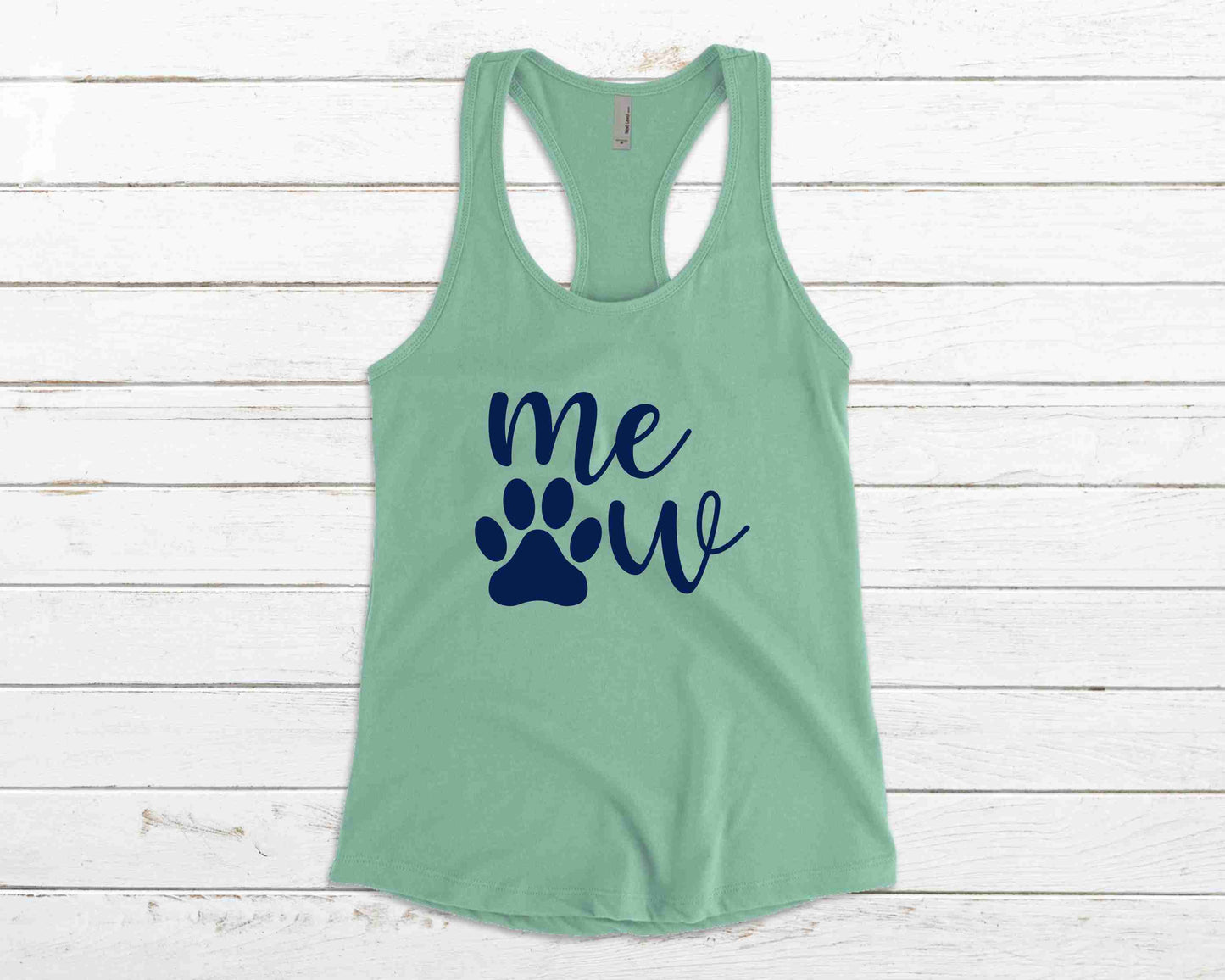 Meow Paw Print Apparel