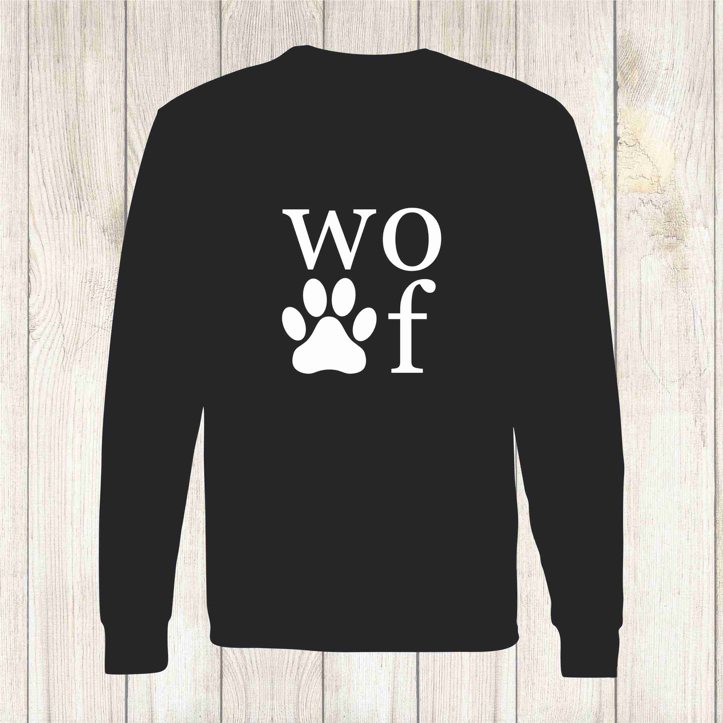 Woof Paw Print Apparel