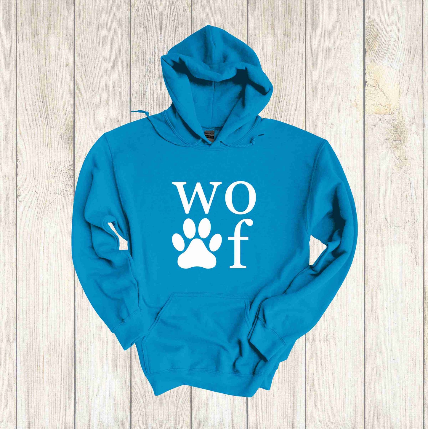 Woof Paw Print Apparel