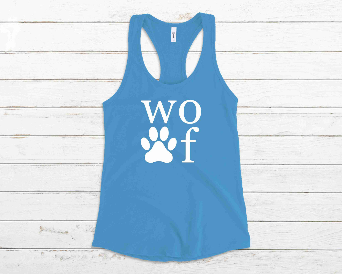 Woof Paw Print Apparel