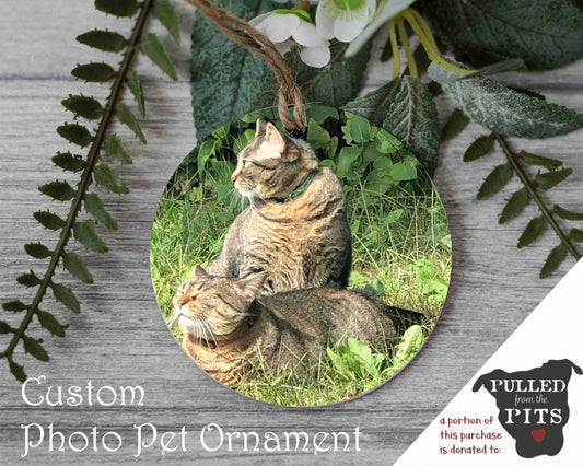 Custom Pet Photo Ornament