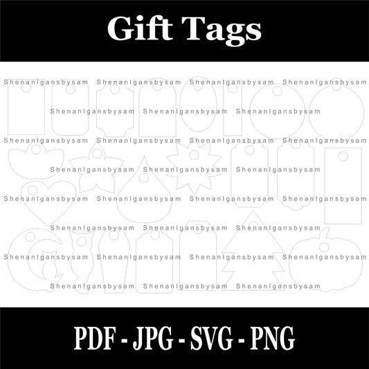 Generic Gift Tags Pack *Digital Download Only*