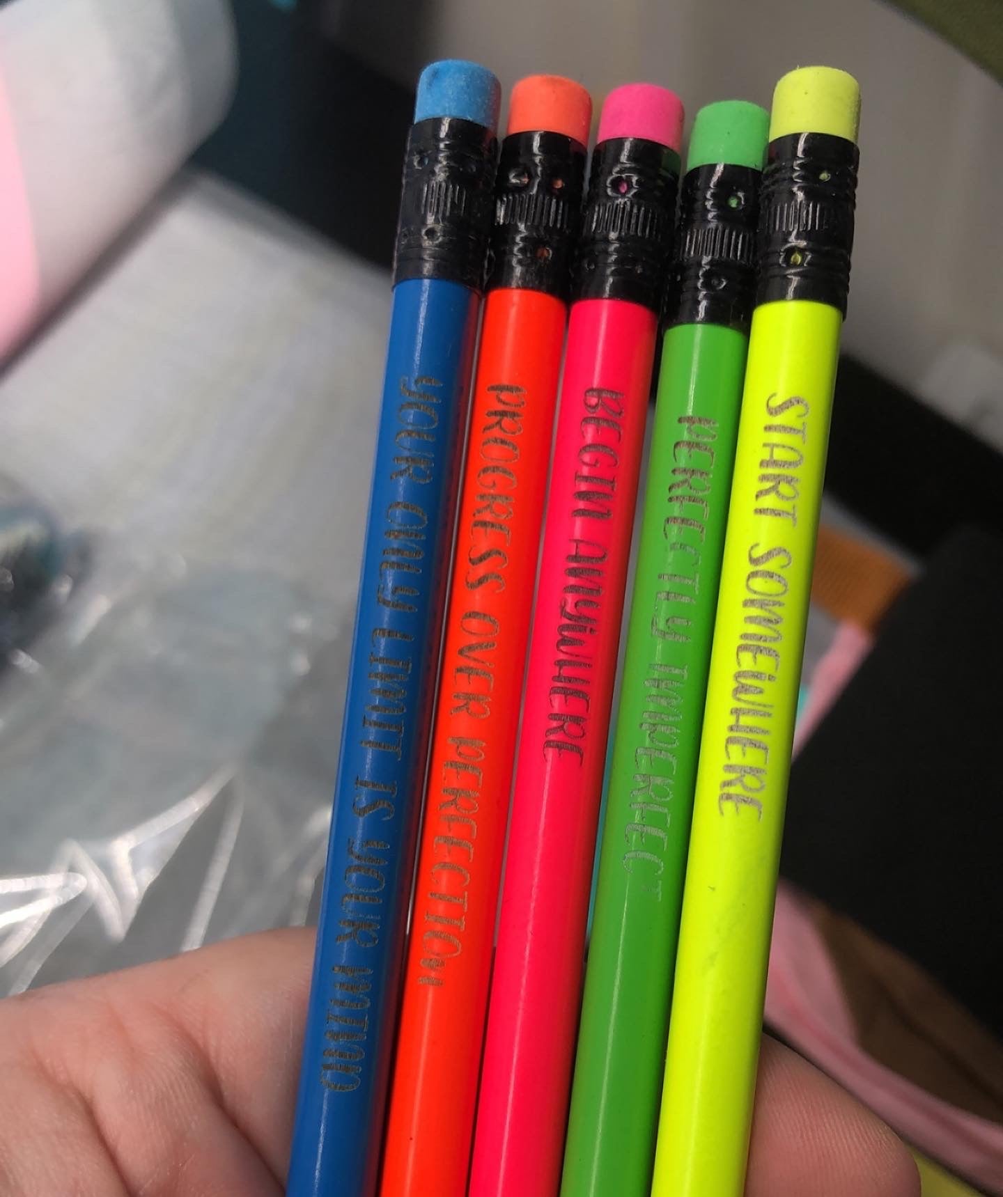 Personalized Pencil Neon Color #2