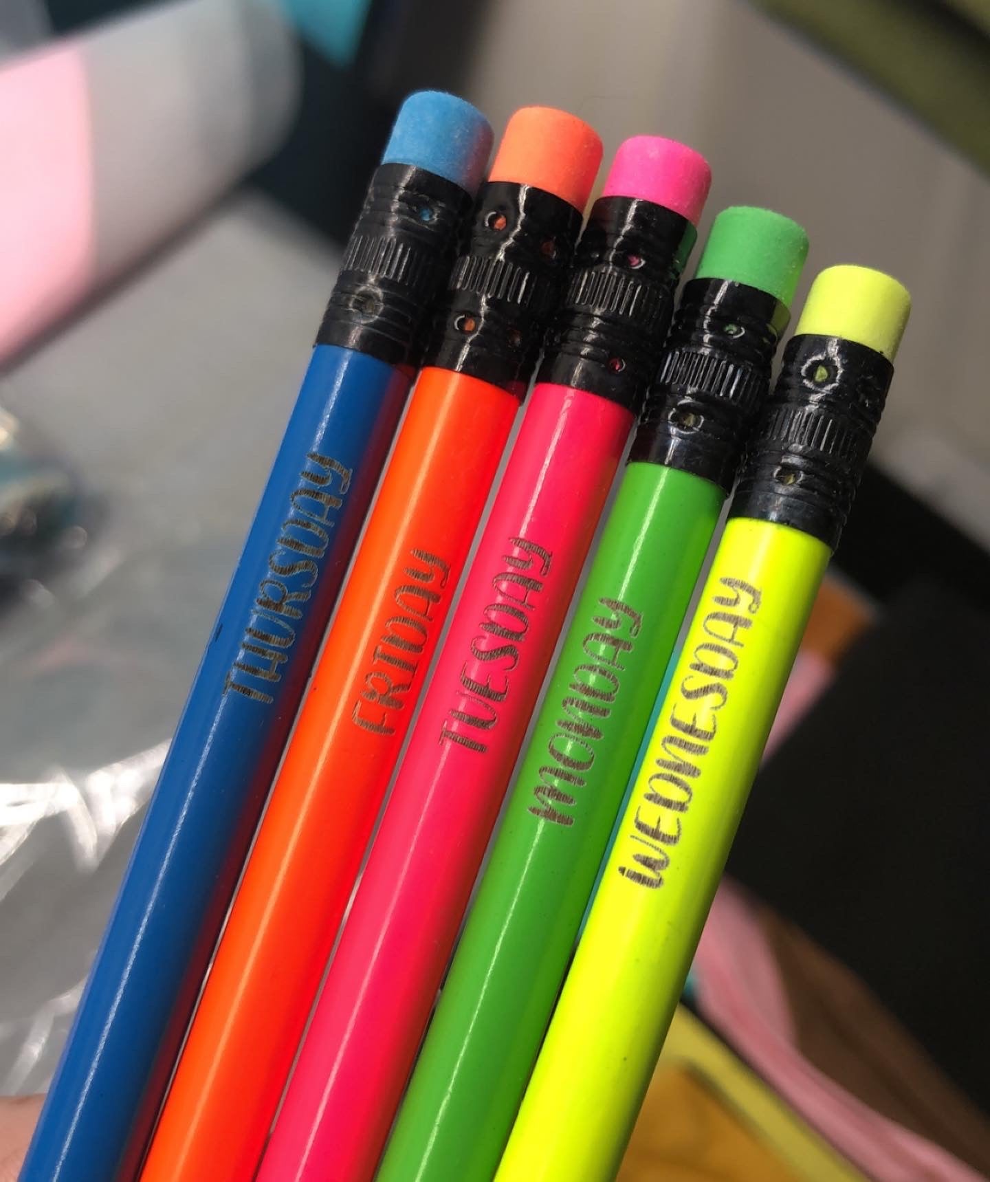 Personalized Pencil Neon Color #2